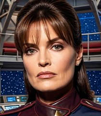 Capt. Elizabeth Lochley (Tracy Scoggins)